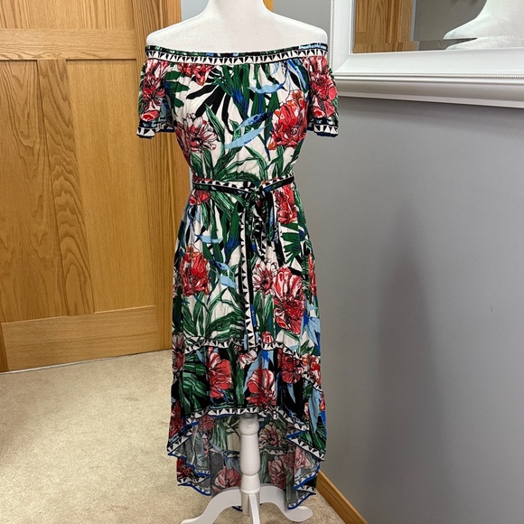 Flying Tomato Tropical High Low Dress - Picture 1 of 4